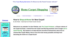 Desktop Screenshot of homecarpetshopping.com