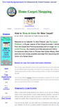 Mobile Screenshot of homecarpetshopping.com