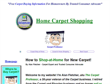 Tablet Screenshot of homecarpetshopping.com